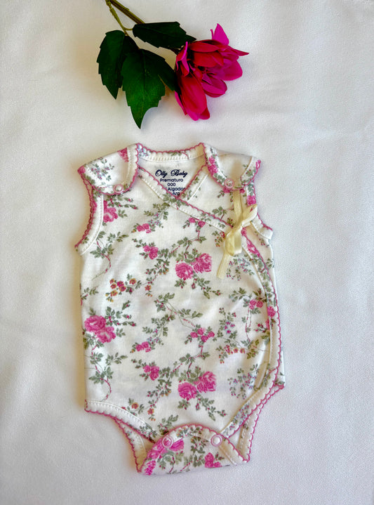 Body mariposa floral